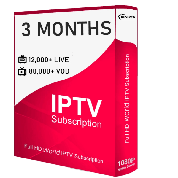 IPTV STANDARD PLAN 3 Months